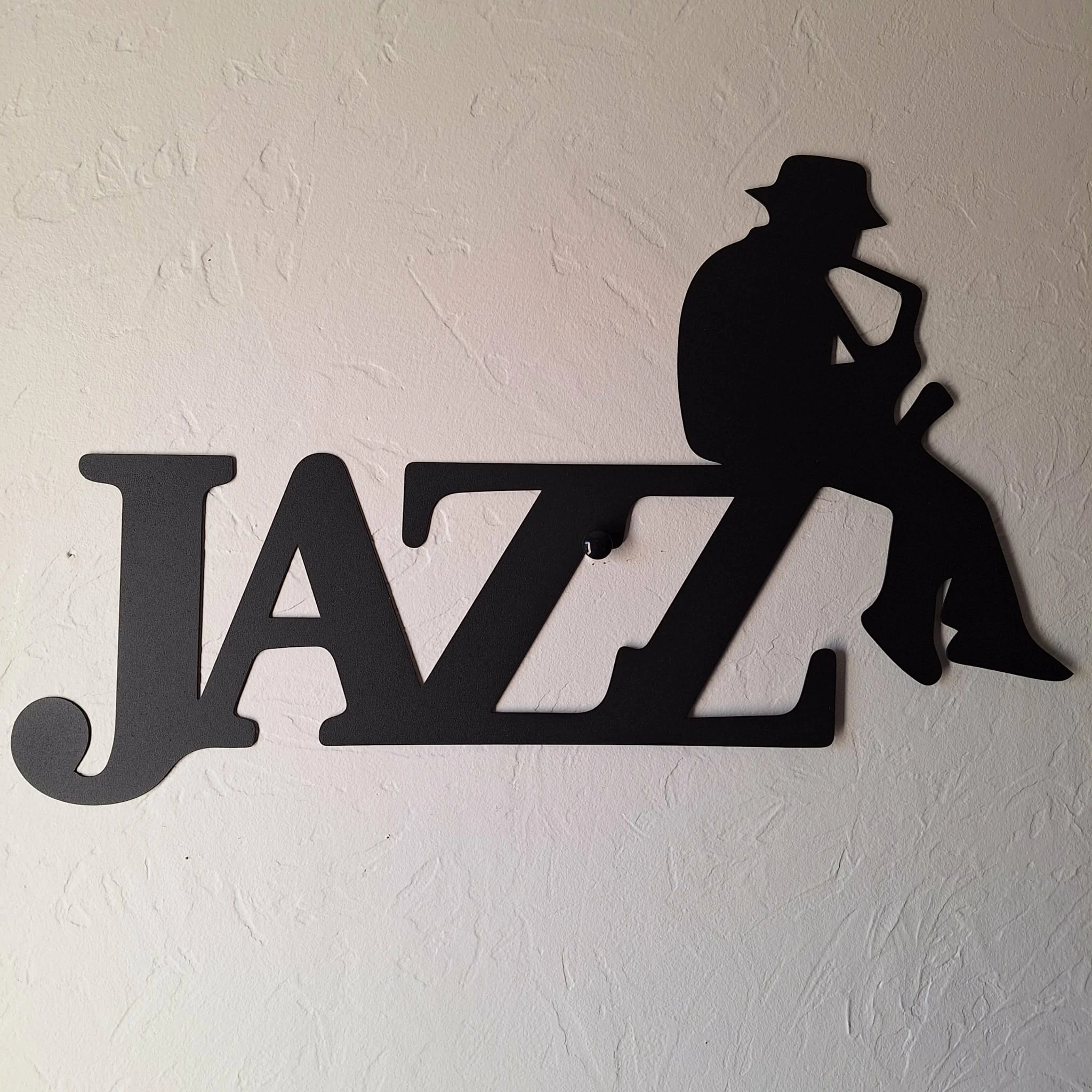 Jazz muurdecoratie 50 CM! Van metaal – photo 8